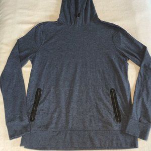 American Eagle Outfitters Active Flex Heather Blue Hoodie Mens M